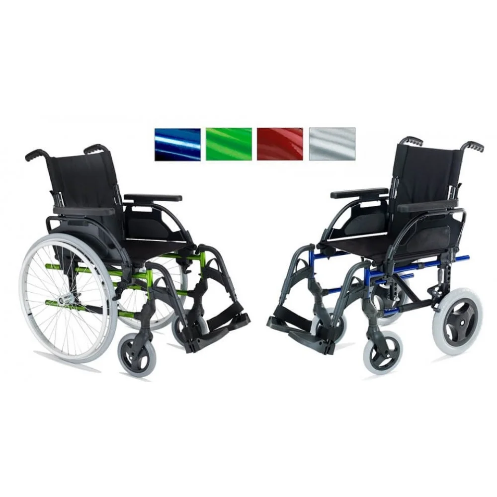 Breezy Style Alüminyum Manuel Tekerlekli Sandalye (12" Arka Tekerlekler) görsel 3