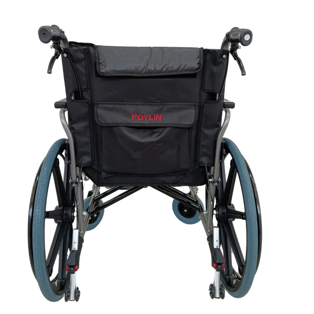 Poylin P114 XLarge Beden ( 55 cm ) Tekerlekli Sandalye görsel 2