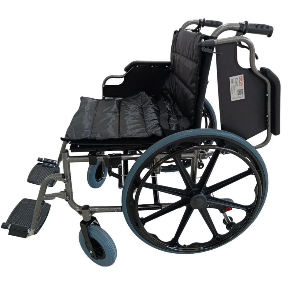 Poylin P114 XLarge Beden ( 55 cm ) Tekerlekli Sandalye görsel 5