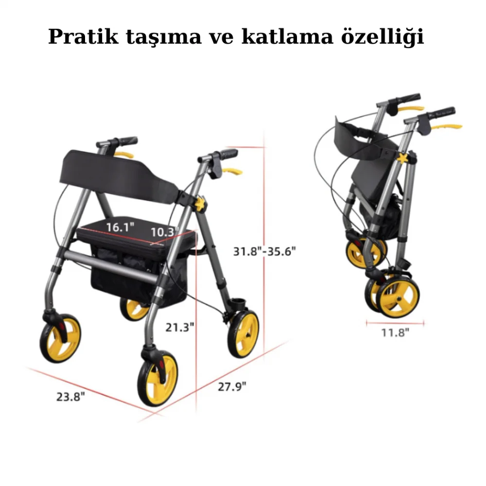 Poylin P581 Ekonomik Rollatör görsel 8