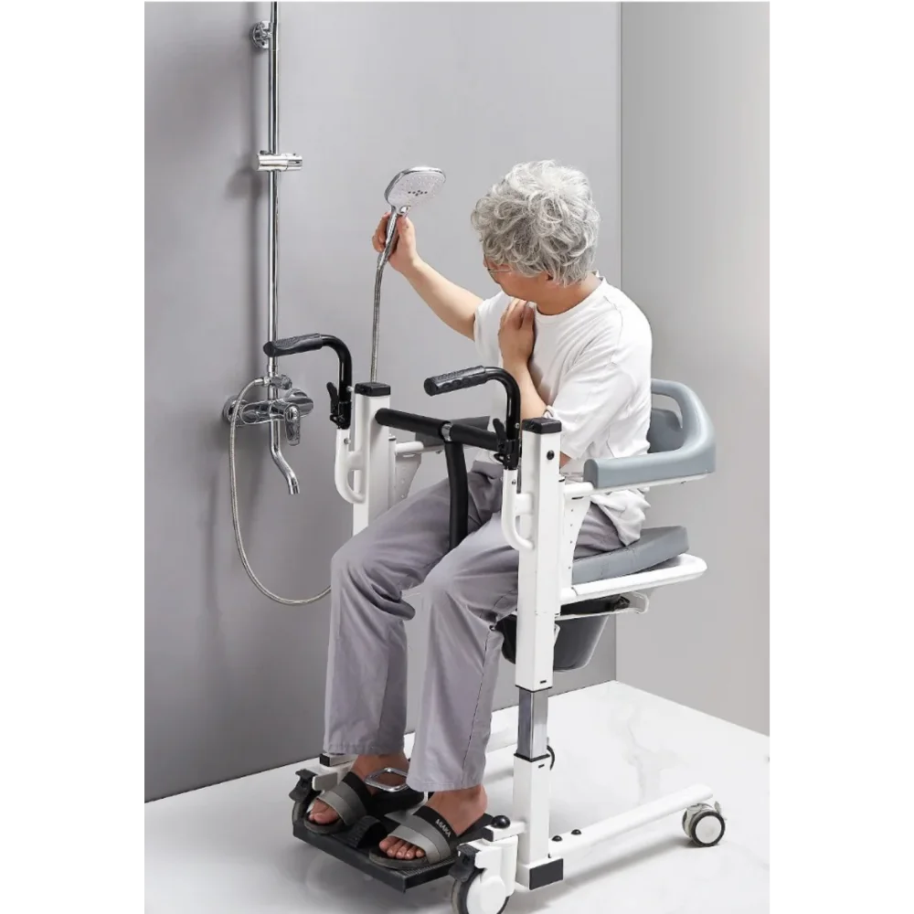Poylin P770 Banyo-Tuvalet Özellikli Transfer Sandalyesi (Hidrolikli) görsel 5