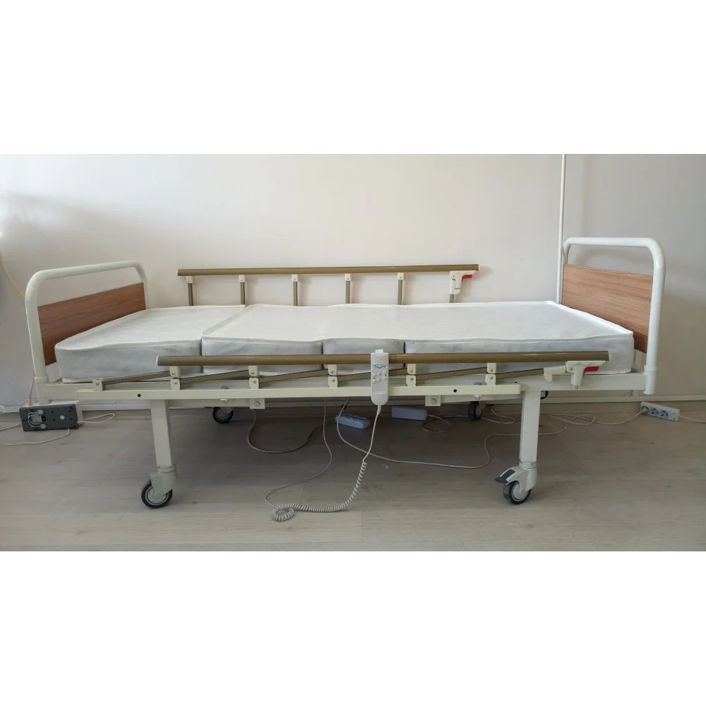 PY159 2 Motorlu MDF Tabanca Hasta Karyolası + 4 Parçalı Yatak görsel 5